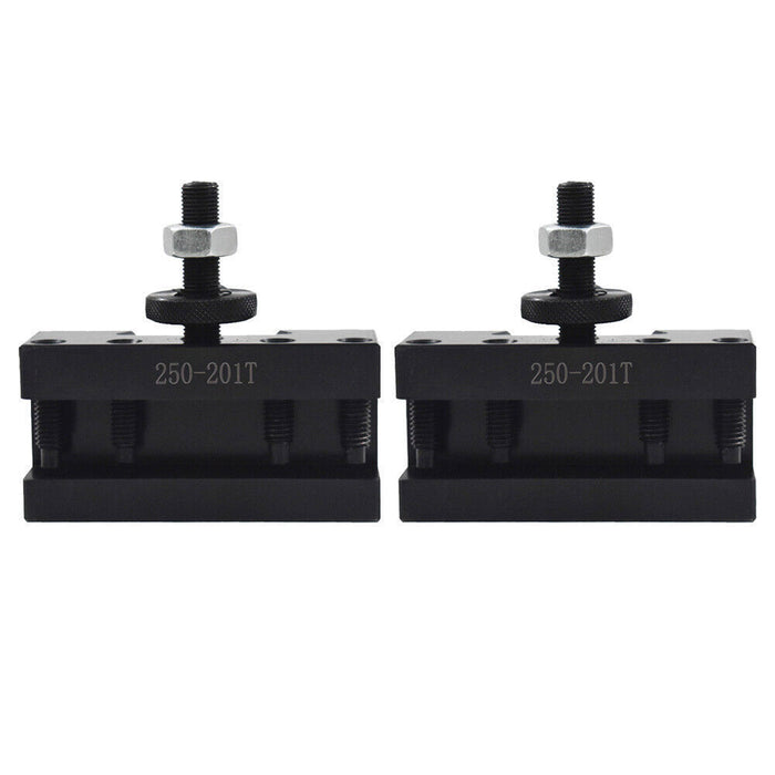 DURAFORCE 2 PcsQuick Change BXA 250-201T Oversize Turning Tool Holder CNC Lathe 10-15"