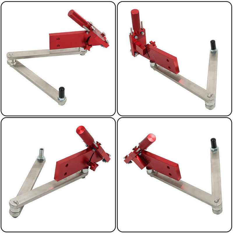 DURAFORCE Sharpener 15°-45° (5005) Adjustable For Straight & Standard Lawn Mower Blade Red