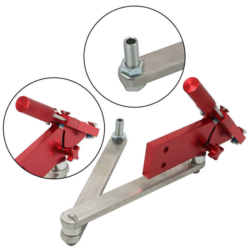 DURAFORCE Sharpener 15°-45° (5005) Adjustable For Straight & Standard Lawn Mower Blade Red