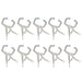 DURAFORCE 10Pack 11" Heavy Duty Swivel Pad Locking C-Clamp Locking Pliers With Swivel Pads