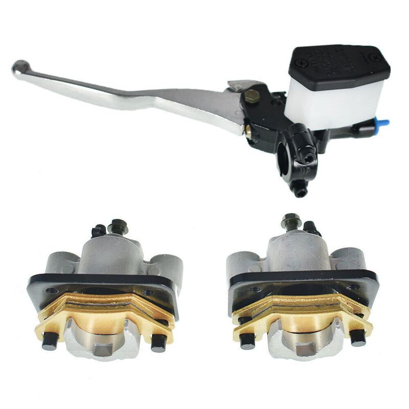 DURAFORCE Front Brake Calipers Pads & Master Cylinder For Arctic Cat 300 2X2，4X4 2003 ATV