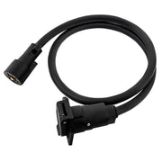 DURAFORCE Trailer Plug Extension Cord 7 Pin Harness 10-14 AWG RV Gooseneck 4 ft