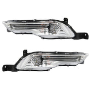 DURAFORCE RH+LH LED Fog Lights For 2017-2018 Ford Fusion 2018-2019 Explorer W/Bulb