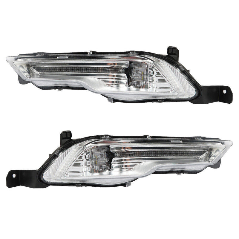 DURAFORCE RH+LH LED Fog Lights For 2017-2018 Ford Fusion 2018-2019 Explorer W/Bulb