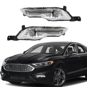 DURAFORCE RH+LH LED Fog Lights For 2017-2018 Ford Fusion 2018-2019 Explorer W/Bulb