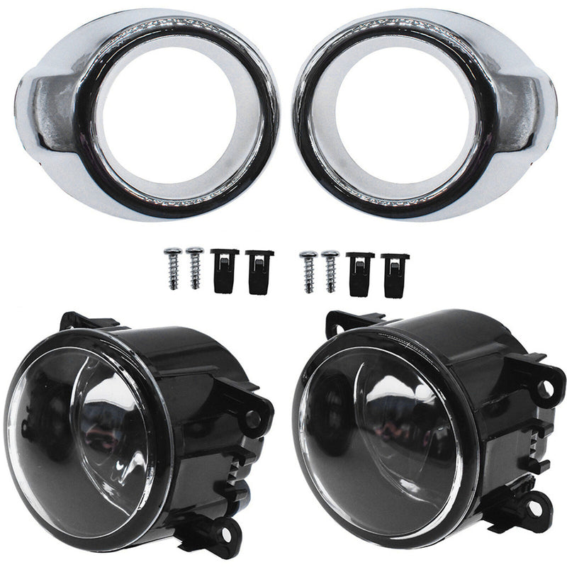 DURAFORCE Bumper Driving Fog Lights Lampss For 2012-2014 Ford Focus LH And RH+Bulb
