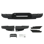 DURAFORCE Black Steel Rear Bumper For 2004-2007 Chevrolet Colorado GMC Canyon