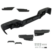 DURAFORCE Black Steel Rear Bumper For 2004-2007 Chevrolet Colorado GMC Canyon