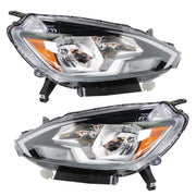 DURAFORCE Left+Right Headlights For 2016-2018 Nissan Sentra Halogen Type Projector