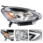 DURAFORCE Left+Right Headlights For 2016-2018 Nissan Sentra Halogen Type Projector