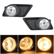 DURAFORCE Left+Right Bumper Fog Lights Lamps For 2011-2014 Dodge Charger W/Bulbs