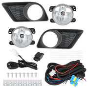 DURAFORCE Left+Right Bumper Fog Lights Lamps For 2011-2014 Dodge Charger W/Bulbs