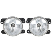 DURAFORCE Left+Right Bumper Fog Lights Lamps For 2011-2014 Dodge Charger W/Bulbs