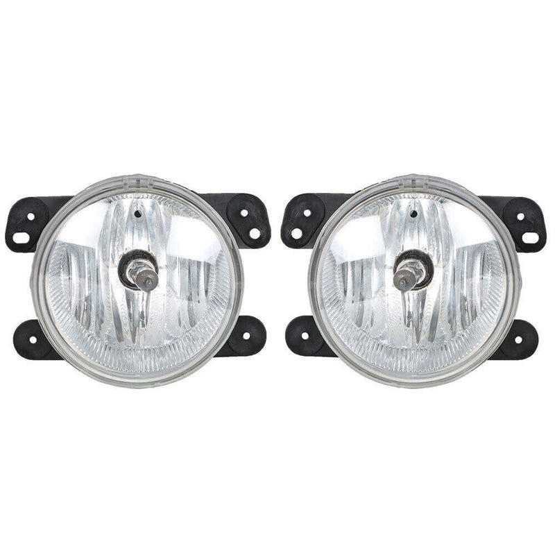 DURAFORCE Left+Right Bumper Fog Lights Lamps For 2011-2014 Dodge Charger W/Bulbs