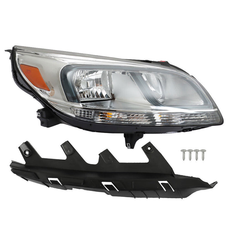DURAFORCE Left+Right Headlight For 13-15 Chevrolet Malibu LS 16 Limited LS Halogen