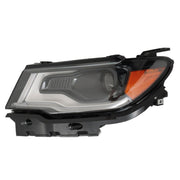 DURAFORCE Left Side Headlight For 2017-2021 Jeep Compass HID/Xenon Black LED DRL