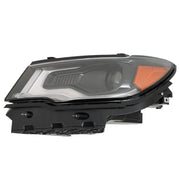 DURAFORCE Left Side Headlight For 2017-2021 Jeep Compass HID/Xenon Black LED DRL