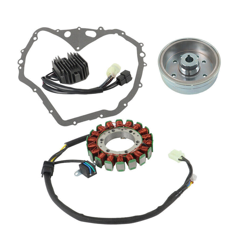 DURAFORCE Flywheel Rotor + Stator + Regulator + Gasket For Arctic Cat 400 Manual 2003-2008