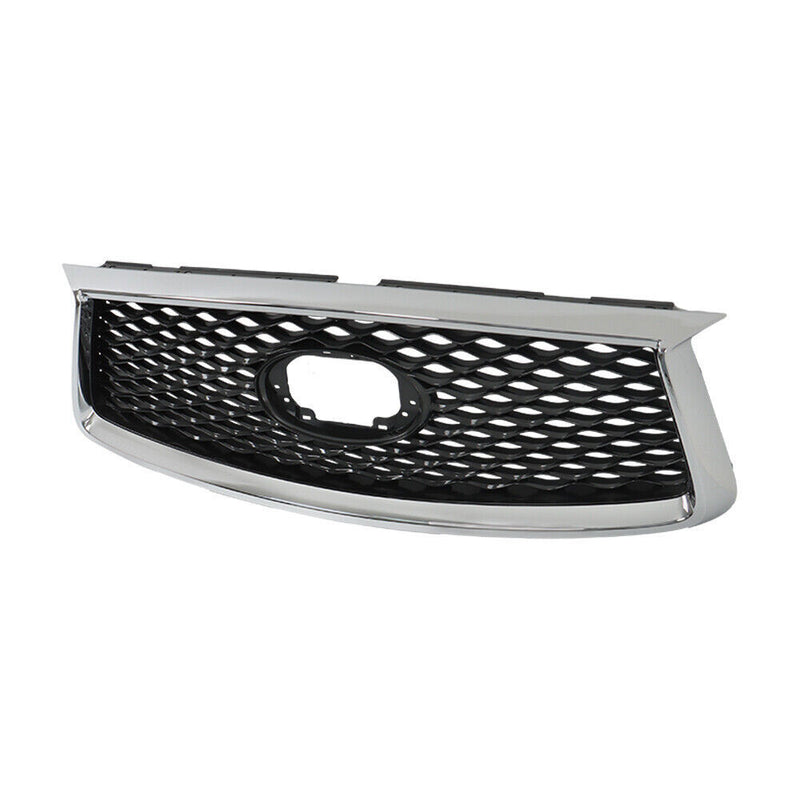 DURAFORCE Front Upper Grille For 2019-2023 Infiniti QX50 W/O Camera Option Plastic