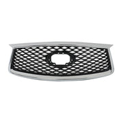 DURAFORCE Front Upper Grille For 2019-2023 Infiniti QX50 W/O Camera Option Plastic