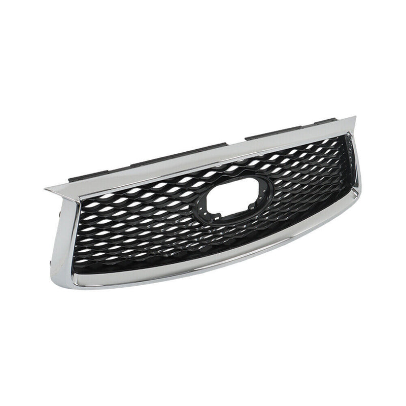 DURAFORCE Front Upper Grille For 2019-2023 Infiniti QX50 W/O Camera Option Plastic