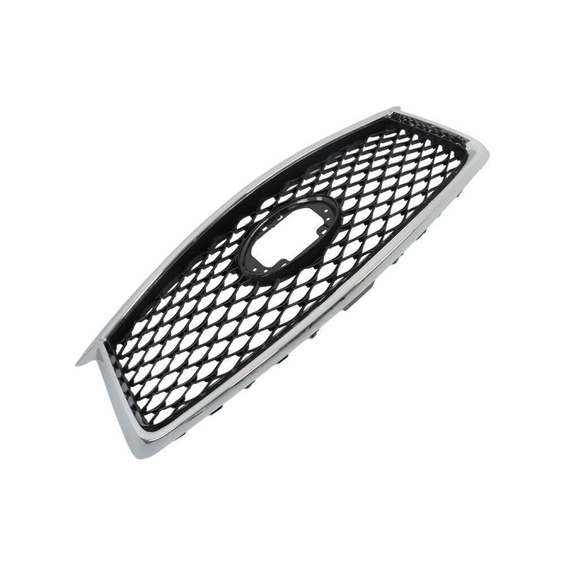 DURAFORCE Front Upper Grille For 2019-2023 Infiniti QX50 W/O Camera Option Plastic