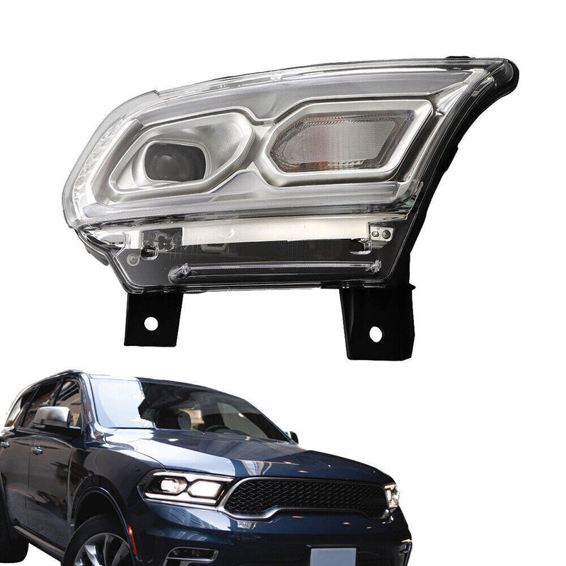 DURAFORCE Headlight For 2021-2023 Dodge Durango Right LED Passenger Side Chrome