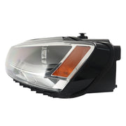 DURAFORCE Left Headlight For 2011-2018 Volkswagen Jetta Halogen Type Black Housing