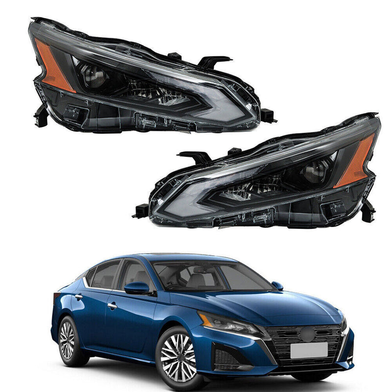 DURAFORCE Left+Right Headlight For 2023-2024 Nissan Altima Full LED Headlamp