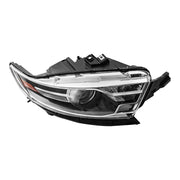 DURAFORCE Right Projector Headlight For 2016-2019 Ford Taurus Halogen W/Black Trim