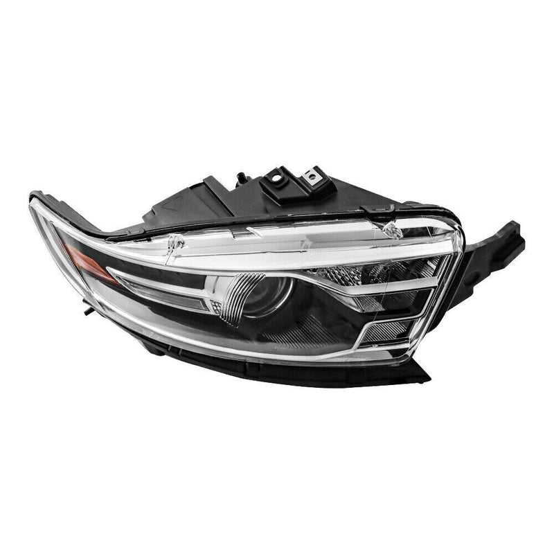DURAFORCE Right Projector Headlight For 2016-2019 Ford Taurus Halogen W/Black Trim
