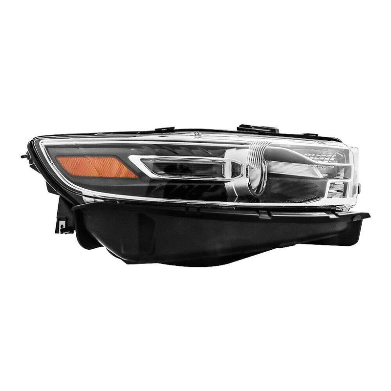 DURAFORCE Right Projector Headlight For 2016-2019 Ford Taurus Halogen W/Black Trim