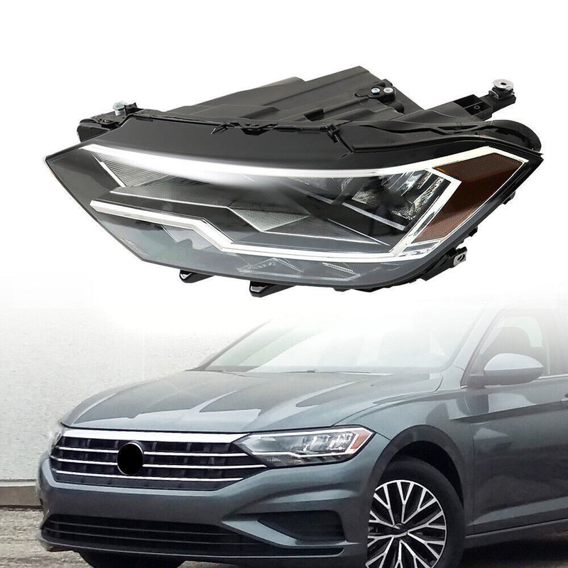 DURAFORCE Left Side Headlight For 2019-2023 Volkswagen Jetta Non-Projector LED