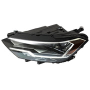 DURAFORCE Left Side Headlight For 2019-2023 Volkswagen Jetta Non-Projector LED