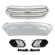 DURAFORCE Front Bumper Cover With Grills And Fog Lamps For Ford Escape 2017-2019