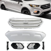 DURAFORCE Front Bumper Cover With Grills And Fog Lamps For Ford Escape 2017-2019