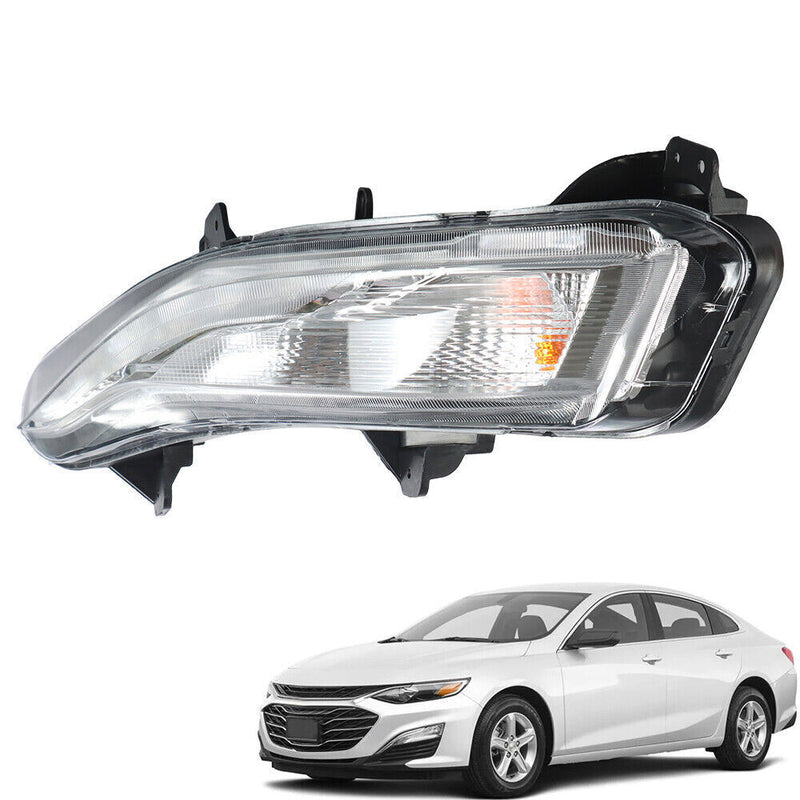DURAFORCE Fog Light For 2019-2021 Chevrolet Malibu w/LED DRL Lamp Driver Side