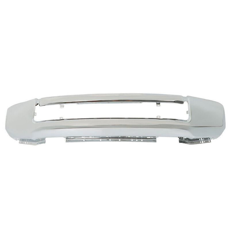 DURAFORCE Front Bumper Face Bar For 20-22 Ford F250 F350 Chrome W/o Fog Light Hole