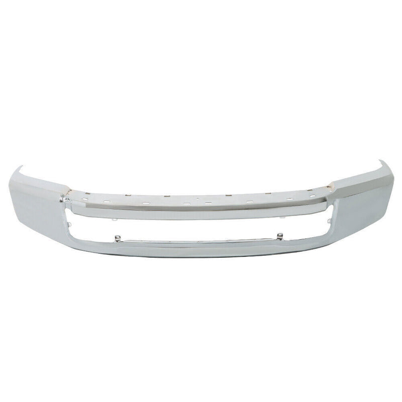 DURAFORCE Front Bumper Face Bar For 20-22 Ford F250 F350 Chrome W/o Fog Light Hole