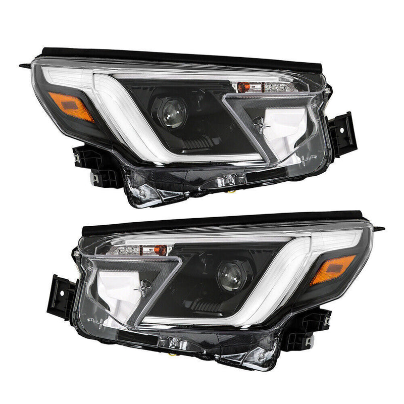 DURAFORCE Left+Right Headlight For 2022-24 Subaru Forester LED Type W/LED DRL
