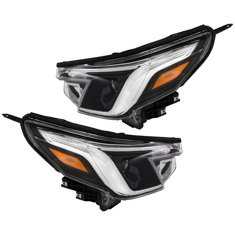 DURAFORCE Left+Right Headlight For 2022-24 Subaru Forester LED Type W/LED DRL