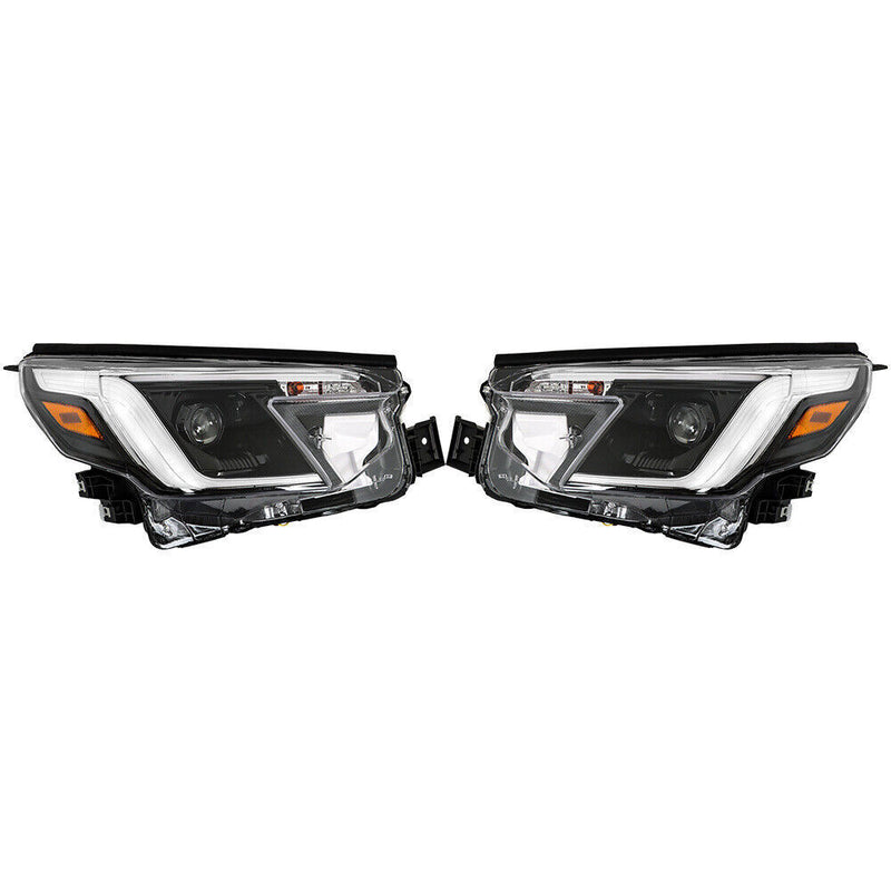 DURAFORCE Left+Right Headlight For 2022-24 Subaru Forester LED Type W/LED DRL