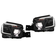 DURAFORCE Left+Right Headlight For 2022-24 Subaru Forester LED Type W/LED DRL