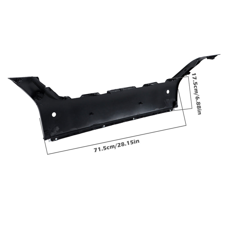 DURAFORCE Front Bumper Face Bar Trim Molding Black For 2019-2024 Nissan Murano