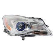 DURAFORCE Right Headlight For 2014-2017 Buick Regal Halogen Chrome Housing Clear