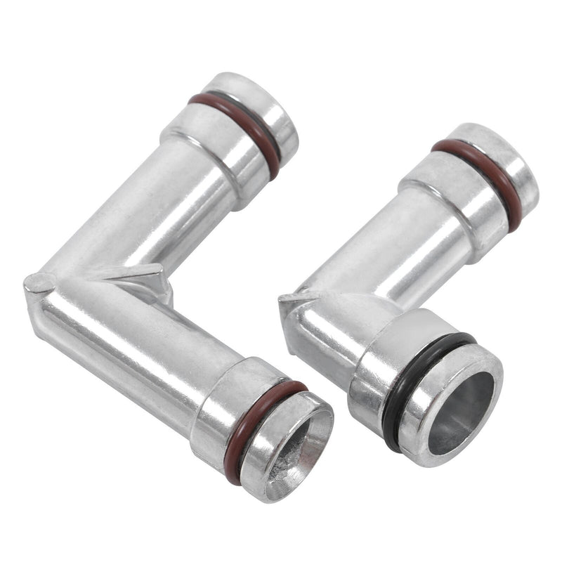 DURAFORCE HVAC Heater Hose Connector Aluminum For Chevy Pontiac Buick 3.8L 47065HP