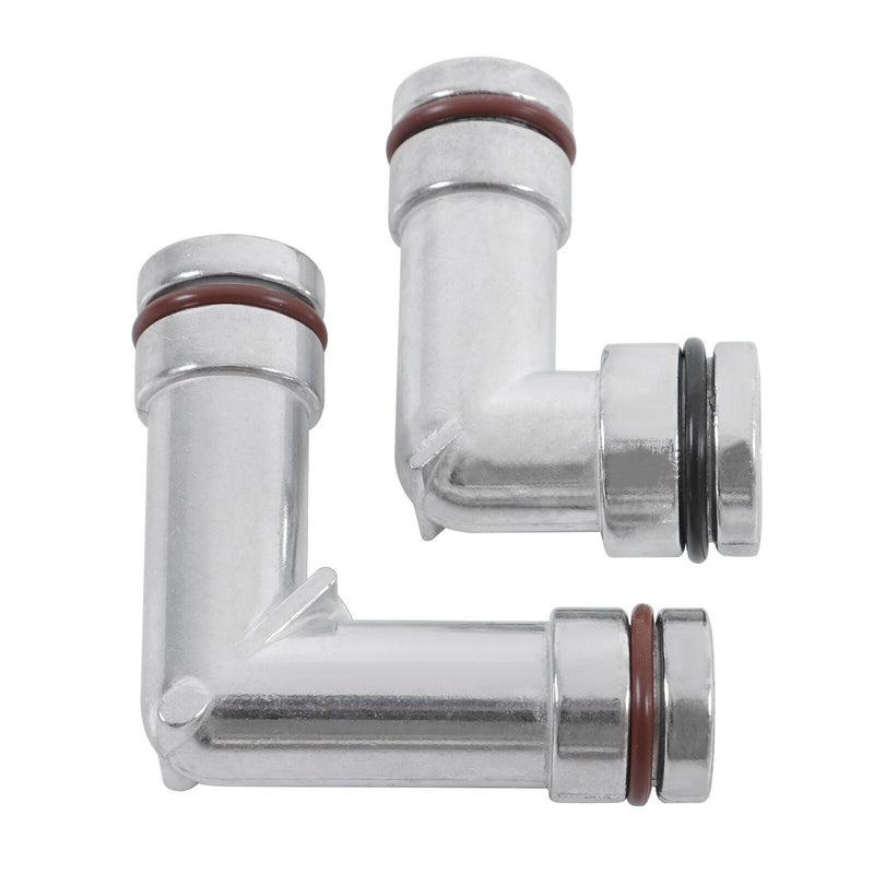 DURAFORCE HVAC Heater Hose Connector Aluminum For Chevy Pontiac Buick 3.8L 47065HP