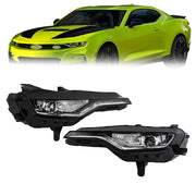 DURAFORCE Right&Left Headlights For 2019-2024 Chevy Camaro SS 1SS 2SS RS LED Type