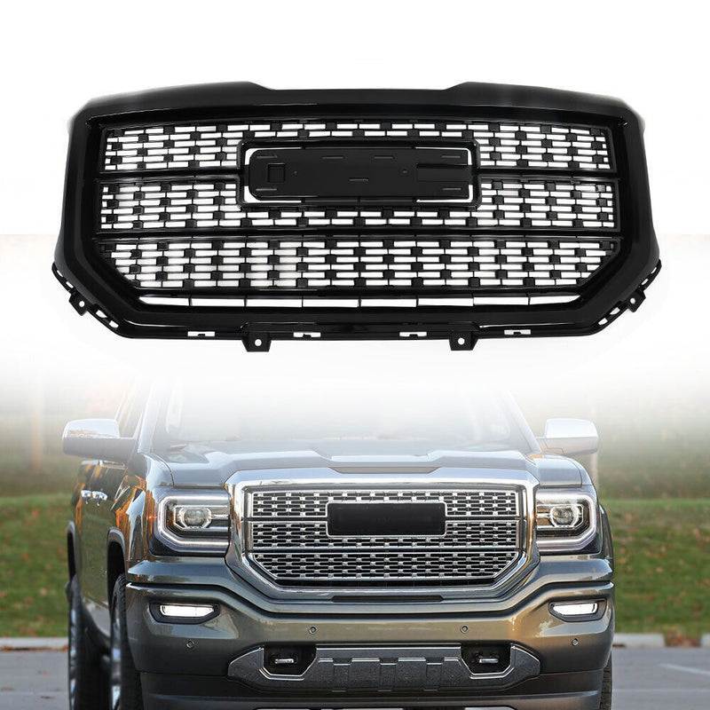 DURAFORCE Front Bumper Grille For 2016-2018 GMC Sierra 1500 Denali Style 84056783