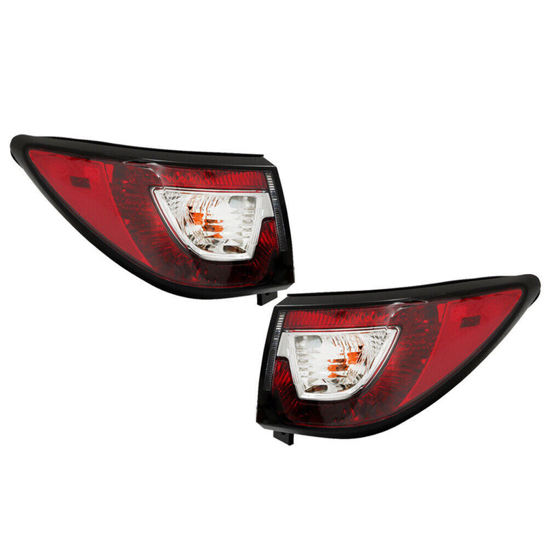 DURAFORCE Left+Right Side Tail Light For 2013-17 Chevrolet Traverse w/Bulbs Clear